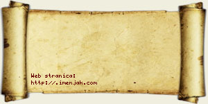 Dijana Bakrač vizit kartica